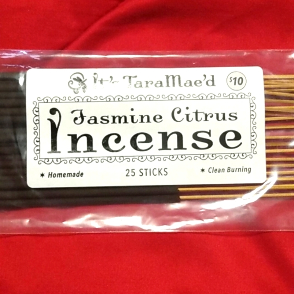JASMINE CITRUS Homemade Incense (25 sticks)